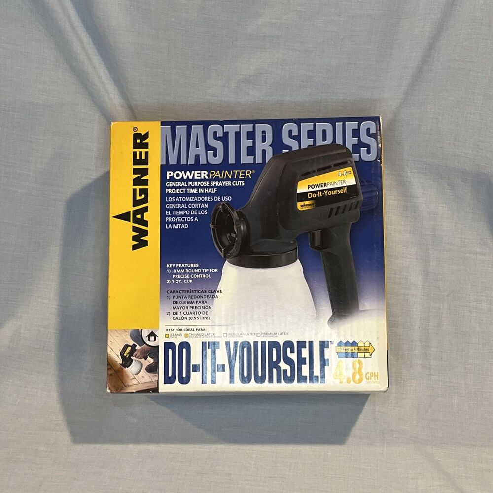 Wagner Master Series PowerPainter Do-It-Yourself 4.8 GPH NIB